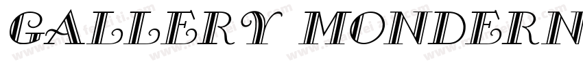 gallery mondern字体转换